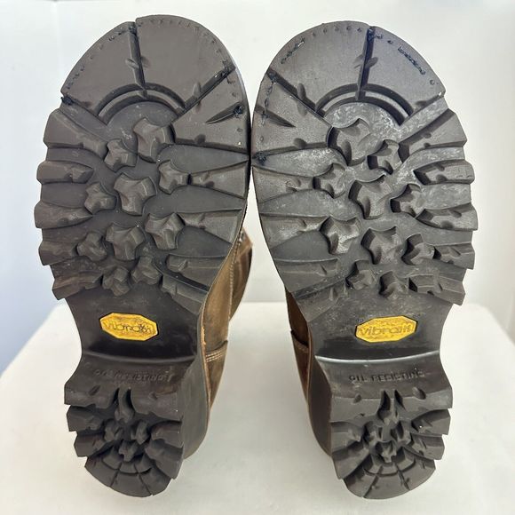 Carolina Composite Toe 8” Logger Boots CA7522 Mens 8.5 D Resistant Waterproof - Picture 10 of 11